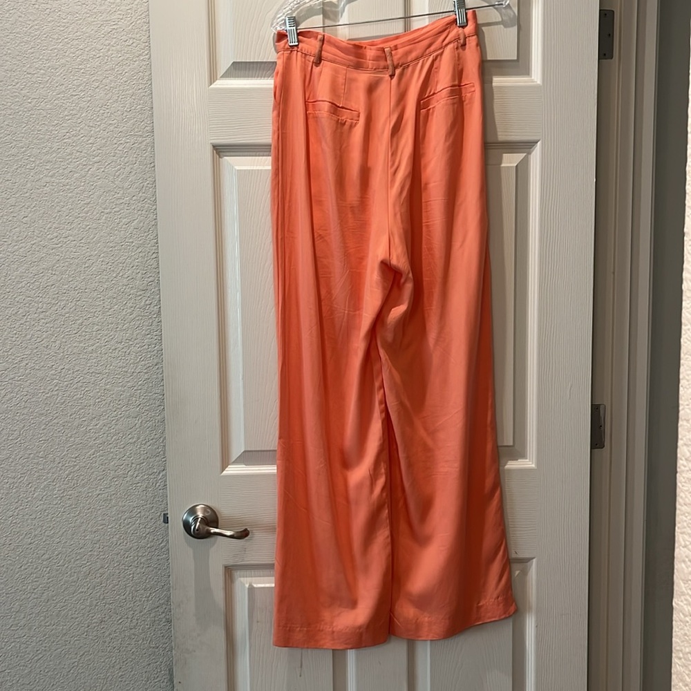 Jluxlabel Tangerine Wide-Leg Linen Feel Pants - Picture 5 of 8